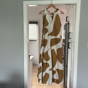 Banana Republic Pauline midi linen dress
